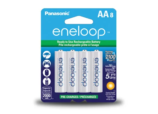 Panasonic eneloop 8-pack AA by Panasonic